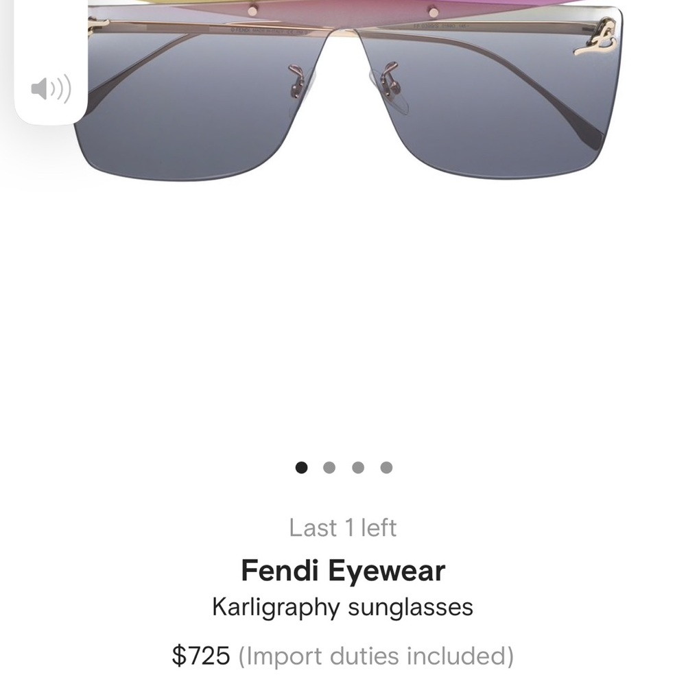 FENDI SUNGLASSES - Picture 9 of 11